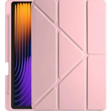 Evimdeyokyok Xiaomi Pad 7 Pro Kılıf Kalemlikli Mars Tablet Kılıfı - Rose Gold