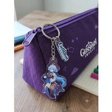 Owlbag Company Owl Bag Genshin Impact Serisi Ganyu Desenli Acrylic Anahtarlık Çanta Süsü