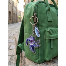 Owlbag Company Owl Bag Genshin Impact Serisi Raiden Shogun Karakteri Desenli Acrylic Anahtarlık Çanta Süsü