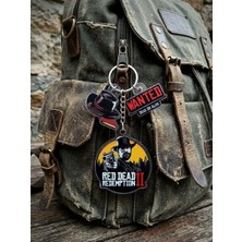 Owlbag Company Owl Bag Red Dead Redemption Arthur Morgan Desenli Acrylic Anahtarlık Çanta Süsü