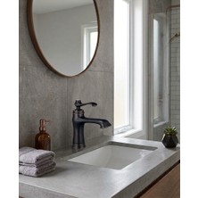 Titanium Design Roma Siyah Lavabo Bataryası