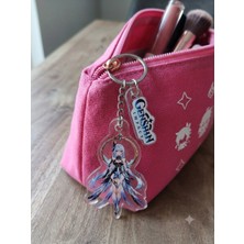 Owlbag Company Owl Bag Genshin Impact Serisi Skirk Karakteri Desenli Acrylic Anahtarlık Çanta Süsü