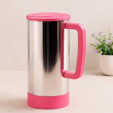Royaleks Pembe Paslanmaz Çelik Sürahi (Sıcak & Soğuk)