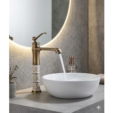 Titanium Design Roma Antik Çanak Lavabo Bataryası