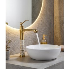 Titanium Design Roma Gold Çanak Lavabo Bataryası
