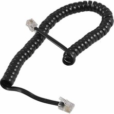 TeknoKapsül PM-14163 Siyah Telefon Spiral Kablosu