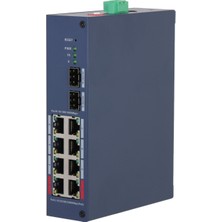 Dahua CHS4210-8GT-110, 8 Port, Gigabit, Poe 110W, 2 Port Uplink, 2 Port Sfp, Cloud Yönetilebilir, Switch