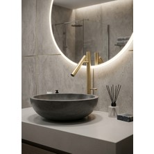 Titanium Design Mat Gold Çanak Lavabo Bataryası