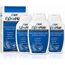 E&H ExtraHair E&h Extra Haır Saç Dökülmesine Karşı Şampuan 3 Adet