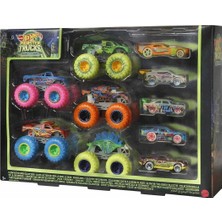 SS Home Concept HCB57 Monster Trucks Karanlıkta Parlayan Araçlar, Hot Wheels Monster Trucks - Mattel