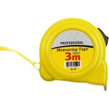 Profesyonel Şerit Metre Mezura 3 Metre 19 mm