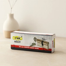 Majeur 90MM Nikel Saten Cerman Barel Silindir (2 Anahtar)