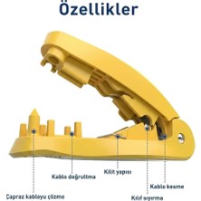 Trklink Trk-E-02 Çok Fonksiyonlu Cat6 Kablo Ayırıcı, Düzenleyici ve Kesici Trk-N