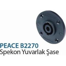 Peace B2270 Speakon Yuvarlak Şase