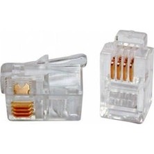 OEM RJ11 Telefon Soketi 4p 4c 100LÜ Paket