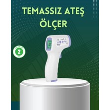 Majeur Kızılötesi Temassız Ateş Ölçer LCD Ekranlı Hassas Termometre