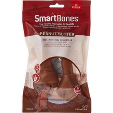 Smartbones Peanutbutter Medium Orta Boy Yer Fıstıklı Kemik 2'li, 158 gr Köpek Ödülü