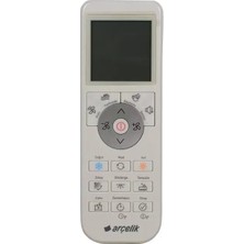 Sh Arçelik Yeni Tip 5401568401 Beyaz Klima Kumandası (5401552301) Sh Najmaddin