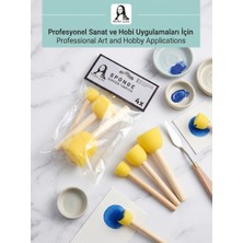 Lisinya Sünger Ponpon Fırça Set 4'lü