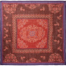Yargıcı Paisley Desenli Fular
