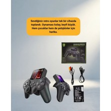 Gees Global Retro Mini El Konsolu 500 Oyunlu Taşınabilir Eğlence Cihazı