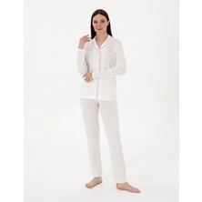 Amora Fancy Clothing Pıerre Cardın 7717-S Bayan Gömlek Pijama Takımı