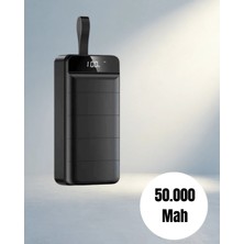 TKÇ Hızlı Şarj Destekli 50.000 Mah Powerbank 4 USB Portlu