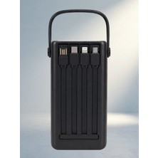 TKÇ Hızlı Şarjlı Taşınabilir Powerbank 50.000 Mah 4 Kablolu