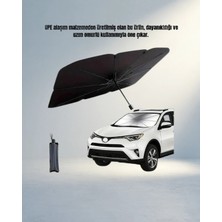 TKÇ Pratik Katlanabilir Oto Güneşlik 125X65 cm Sedan Suv Uyumlu