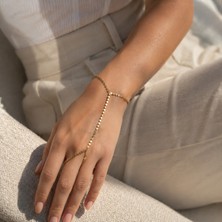 Livia Minimal Gold Paslanmaz Çelik Kadın Şahmeran Bileklik