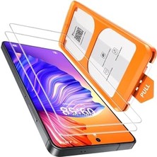 Mey İthalat Galaxy S26 Ultra Için Uygulama Aparatlı, Tam Kaplama Temperli Kırılmaz Cam Ekran Koruyucu