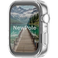 Mey İthalat Kılıf, [huawei Watch Fit 3 ile Uyumlu] Fit 3 Için Ekran Koruyucu Kırılmaz Cam ve Tam Kaplayan Watch Kasa Koruyucu Yüksek Hassasiyetli Tam Kaplayan Kılıf Huawei Watch Fit 3 ile Uyumlu (Şeffaf)