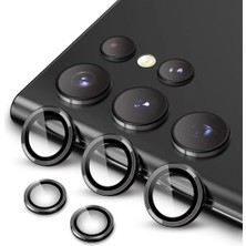 Mey İthalat S24 Ultra Siyah Safir Kamera Lens Koruyucu