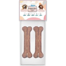 Mey İthalat 12 cm Barbekü Soslu Pres Kemik Köpek Ödülü, 2'li