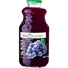 Mey İthalat Şişe, Benorganic Üzüm Suyu 946 ml Cam
