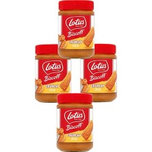 Mey İthalat Biscoff Crunchy Spread Bisküvi Kreması 4'lü Kampanya Paketi Avantaj Parçacıklı Krema