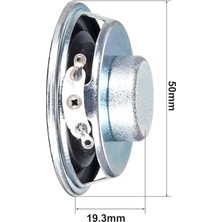 Mey İthalat Hoparlör, Alkatronik Mini 5 cm 8 Ohm 5W Yuvarlak Speaker 50 mm 5 W Ses Müzik Amfi Ses Oluşturucu