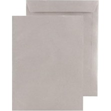 Mey İthalat Kraft Torba Zarflar, Silikonlu, 17 x 25 Cm, 90 G, 50 Adet