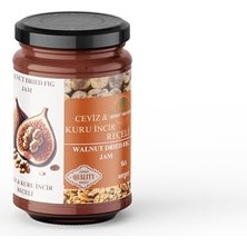 Mey İthalat Organik Ceviz ve Kuru Incir Reçeli; Premium Kalite, %100 Doğal, 400G