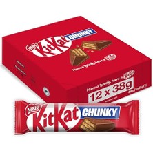 Mey İthalat Kitkat Chunky Bol Sütlü Çikolatalı Gofret 12 x 38 G