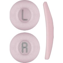Mey İthalat Jbl Kulaklik Pedi Jbl 450BT 460 500BT 510BT Tune 600 T250 Jr 300 Jbl ile Uyumlu Kulaklık Süngeri Jbl Kulaklik Yastıgı (Pembe Sünger + Pembe Kafa Bandı)