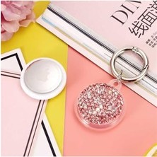 Mey İthalat Airtag 03 Uyumlu Rose Gold Silikon Anahtarlık