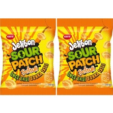 Mey İthalat Sour Patch Şeftali Aromalı Yumuşak Şekerleme 160 G (2 Paketi)