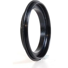 Mey İthalat Filtre; T&y Foto Canon 52 mm Çapına Sahip Lensler Için Macro Makro Ters Lens Objektif Bağlantı Adaptörü, Yeni Metal Malzeme