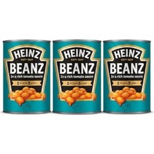 Mey İthalat Baked Beans Pişmiş Fasulye Konservesi 415 G x 3 Adet