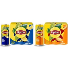Mey İthalat Limon Kutu 6X330 ml ve Şeftali Kutu 6X330 ml