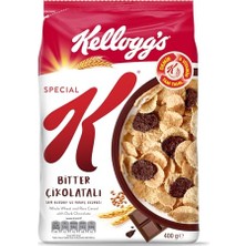 Mey İthalat Special K Bitter Çikolatalı Kahvaltılık Tam Buğday ve Pirinç Gevreği 400 G; Tam Tahıllı, Lif Kaynağı, Demir ve 6 Vitamin Kaynağı, Folik Asit ve Minarel Içerir, En Az %42 Kakao Kitlesi Içerir