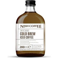 Mey İthalat Coffee Cold Brew Şekerli Kahve 200 Ml, Cam Şişe