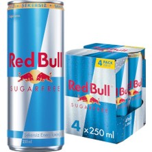Mey İthalat Enerji Içeceği Şekersiz 250 ml (4'lü Paket 4X250 Ml)