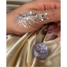 Mey İthalat Lila Renkli Glitter Jel Sim Far